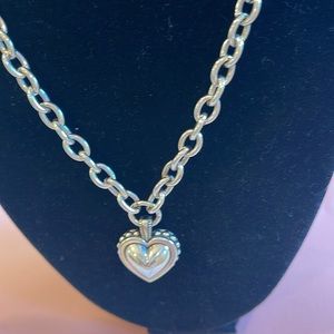 Brighton Pretty Tough Bold Heart Necklace